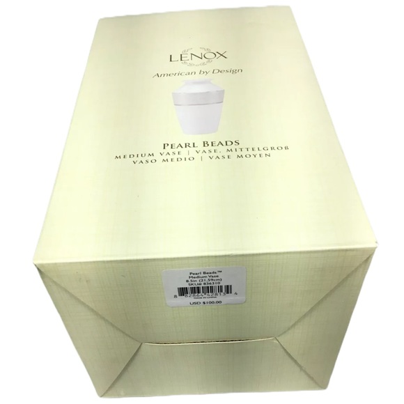 Lenox Fine Bone China Platinum Porcelain Vase - Picture 9 of 9